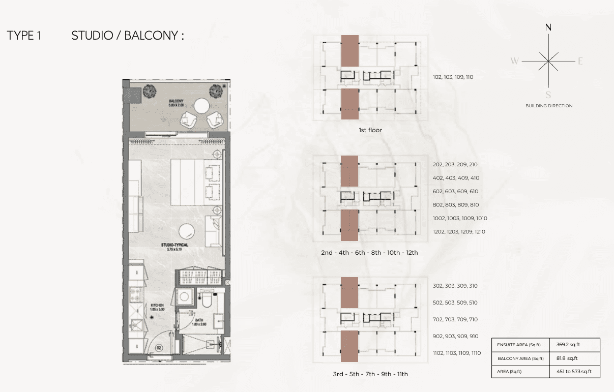 النوع الأول Floor Plan